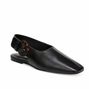 Vince leather Cadot Slingback flat shoes, brand new, amazing quality leather